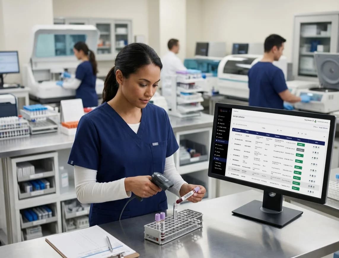 Real-Time Sample Tracking System
